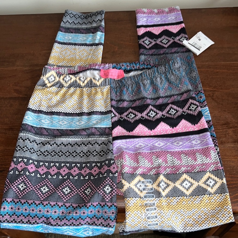 Sugar High Leggings Size Medium NWT